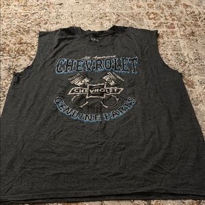 Gray Sleeveless Men's Shirt